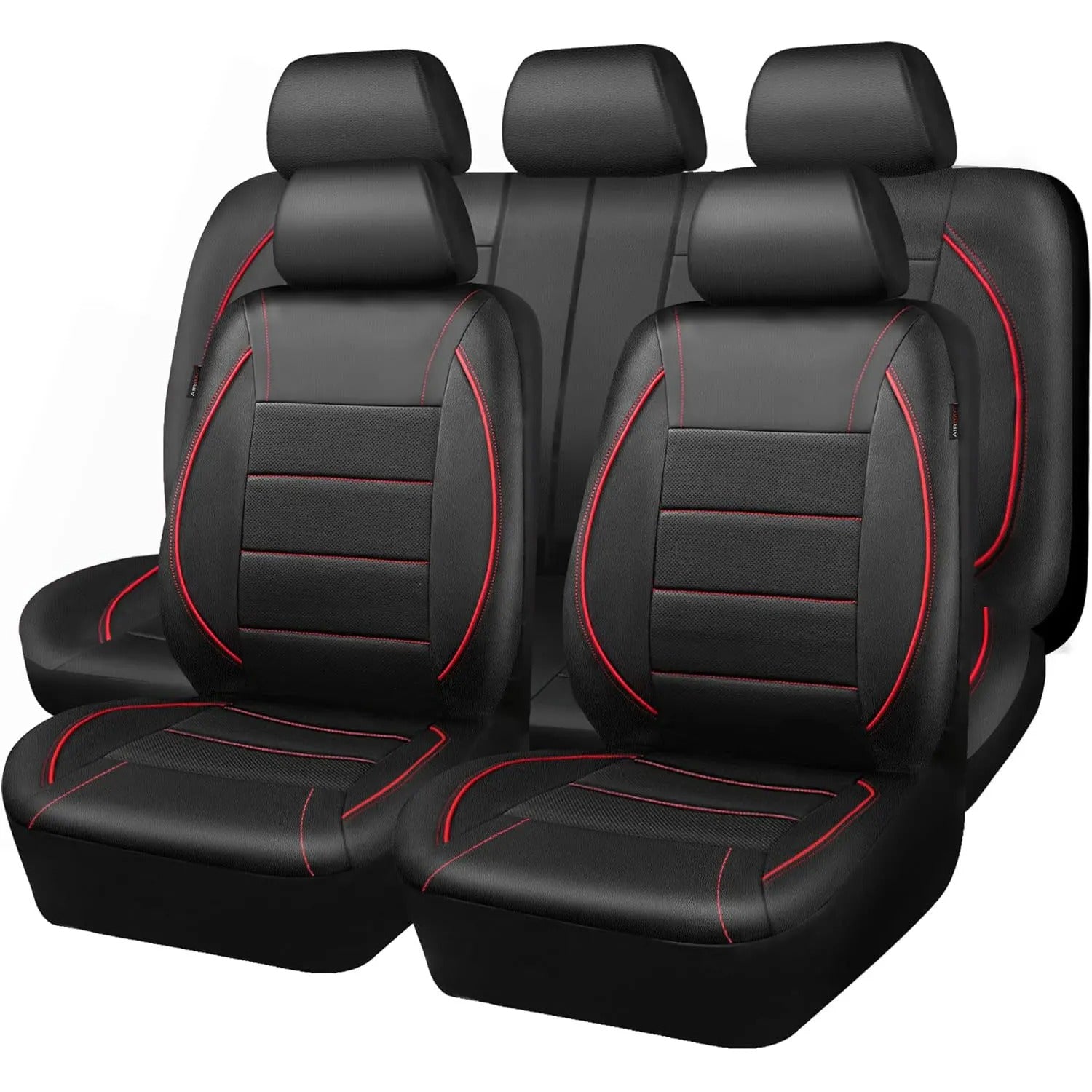 Universal Leather Car Seat Covers Waterproof 5 Seat Car Seat Cover